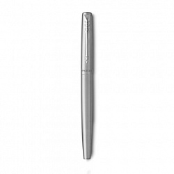 Ручка перьевая PARKER "Jotter Stainless Steel CT", корпус серебристый, детали хром, синяя, 2030946