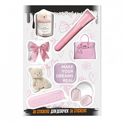 Наклейки объемные эпоксидные на телефон, 6-8 шт. на листе, "СОВРЕМЕННЫЕ ДИЗАЙНЫ", АССОРТИ, NALEPKING