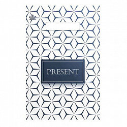 Пакет с вырубной ручкой ПВД, 30х20 см, "Презент", 30 мкм, н00255554