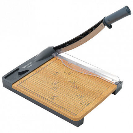 Резак сабельный BRAUBERG KATANA WOOD TSW-420 A4, 20 листов, длина реза 300 мм, деревянное основание, 533366