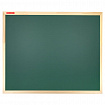 Доска для мела магнитная 50х70 см, зеленая, деревянная рамка, BRAUBERG "Wood", 238799