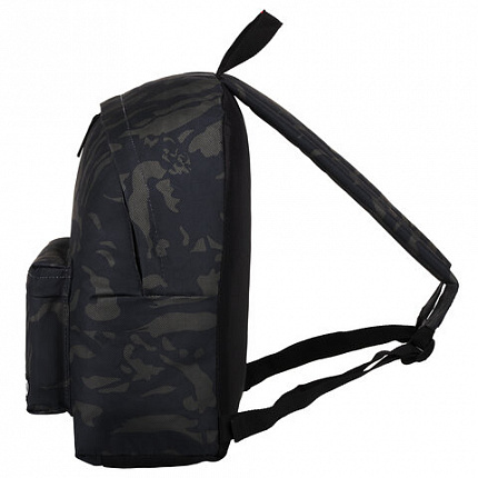 Рюкзак BRAUBERG СИТИ-ФОРМАТ универсальный, "Black camouflage", черный, 41х32х14 см, 225367