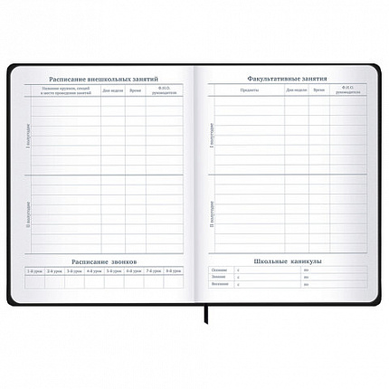 Дневник 1-11 класс 48 л., твердый, BRAUBERG, матовая ламинация, резинка, закладка-ляссе, с подсказом, "Элементы", 107242