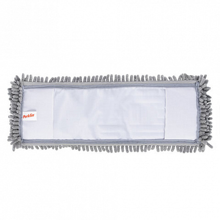 Швабра КОМПЛЕКТ черенок 75-130 см + флаундер 40 см + МОП микрофибра СИНЕЛЬ (ТИП К), PERKLIN (ПЕРКЛИН), 700981