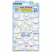 Наклейки объемные "Яркий микс", 19х13,5 см, ассорти 12 видов, FUNSTER (ФАНСТЕР), 666087