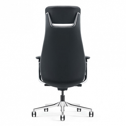 Кресло HAWASAN PREMIUM EX-830 X-ONE, синхромеханизм, алюминий, экокожа, черное, 533239