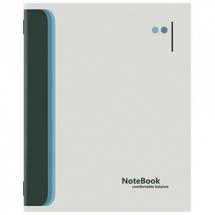 Тетрадь А5, 40 л., STAFF, скоба, клетка, офсет №2 ЭКОНОМ, обложка картон, СВЕТЛАЯ, 405623