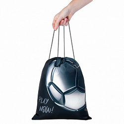 Мешок для обуви BRAUBERG KIDS, с петлей, 42х34 см, "Игровой мяч", 272415