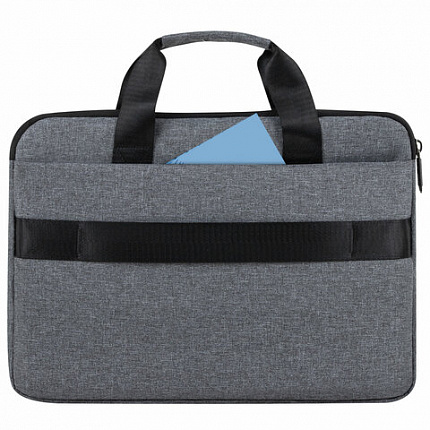Сумка портфель HEIKKI ULTRA (ХЕЙКИ) с отд. для ноутбука 15,6", Dusky, темно-серая, 28х39х3 см, 272608
