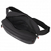 Сумка на пояс HEIKKI RIO (ХЕЙКИ) регулируемый ремень, черная, 28х16х9 см, 273886
