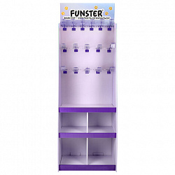 Стойка напольная для размещения товара FUNSTER, 180x60x40 см, 3 полки, 16 крючков, 507854
