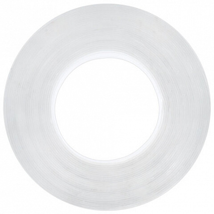 Многоразовая двухсторонняя прозрачная крепежная лента, скотч NANO tape, 5 м x 1 см, толщина 1 мм, WBZ (ВБЗ), 700424