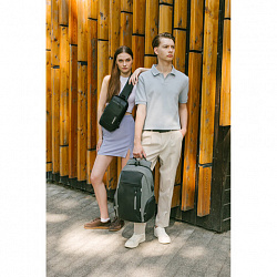 Рюкзак HEIKKI OUTLOOK (ХЕЙКИ) универсальный, отделение для ноутбука, серый, 46x32x16 см, 273890