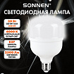 Лампа светодиодная SONNEN EXTRA, 30 (250) Вт, Е27, цилиндр, нейтральный белый, 30000 ч, LED Т100-30W-4000-Е27, 457915
