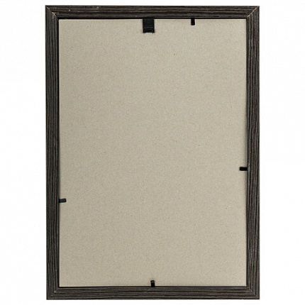 Рамка 21х30 см со стеклом, багет 18 мм МДФ, STAFF "Grand", цвет венге, 391330