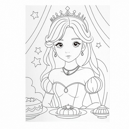 Набор ЮНОГО ХУДОЖНИКА "ПРИНЦЕССА" для рисования и творчества в кейсе ЮНЛАНДИЯ, 75 предметов, 665673