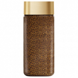 Кофе молотый в растворимом NESCAFE "Gold" 190 г, стеклянная банка, сублимированный, 12135508