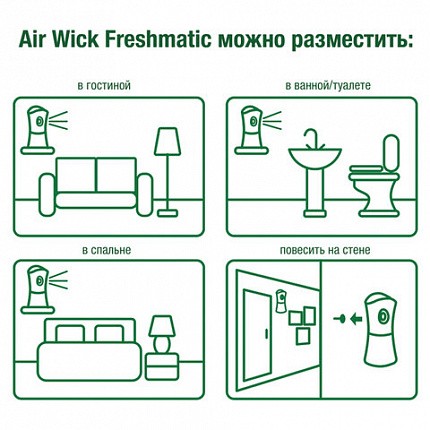 Сменный баллон 250 мл, AIRWICK "Анти-табак. Апельсин/бергамот", для автоматических освежителей, универсальный, 224392