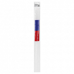 Флаг России ручной 30х45 см, без герба, с флагштоком, BRAUBERG/STAFF, 550182, RU14