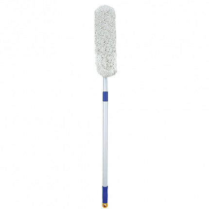 Швабра-рамка 40 см, алюминиевый телескопический черенок 130 см (резьба 1,6 см), МОП хлопок, LAIMA, 601464