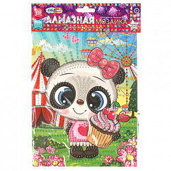 Алмазная мозаика детская АССОРТИ 10 видов, 17х23 см, на картоне, МУЛЬТИ АРТ, 5940