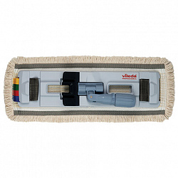 Насадка МОП плоская для держателя 40 см, уши (ТИП УВ), хлопок / полиэстер, VILEDA "УльтраСпидКонтракт", 167275