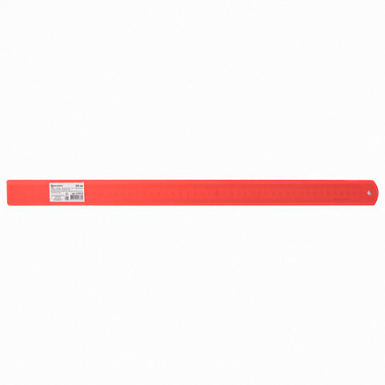 Линейка металлическая 50 см, BRAUBERG, европодвес, 210310