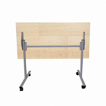 Стол складной "Эверест", 1200х600х760 мм, серый каркас, ЛДСП клен