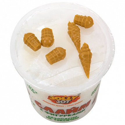 Слайм с фигурками, вкусняшки, 200 г, АССОРТИ 6 видов, JOLLY JOT (ДЖОЛЛИ ДЖОТ), 666668