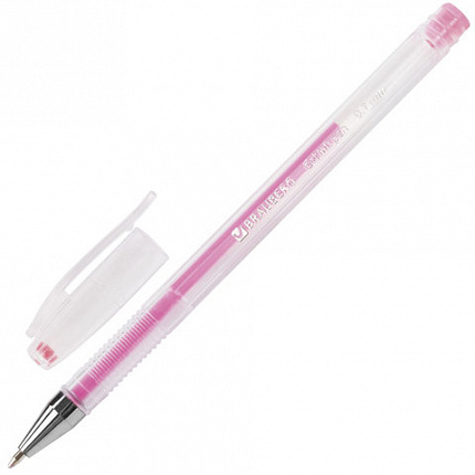 Ручки гелевые BRAUBERG "Jet", НАБОР 10 ЦВЕТОВ, узел 0,7 мм, линия письма 0,5 мм, 141038