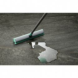 Швабра-сгон КОМПЛЕКТ щётка 32 см с резиновой щетиной 5,5 см + черенок 80-140 см, BACTERIA STOP, YORK, 51301