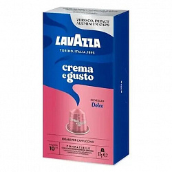 Кофе в капсулах LAVAZZA "Crema&Gusto Dolce" для кофемашин Nespresso, 10 порций