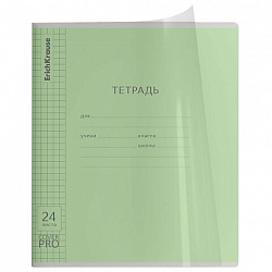 Тетрадь обложка пластик, 24л. клетка, ErichKrause КЛАССИКА, CoverPrо fizzy (микс в сп, 56374
