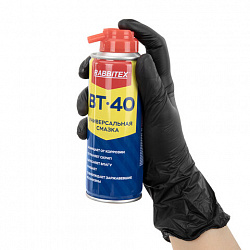 Смазка универсальная проникающая BT-40 (аналог WD-40) 450 мл, аэрозоль с трубочкой, RABBITEX (РАББИТЕКС), 700297