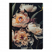 Тетрадь А4 96 л. BRAUBERG, на сшивке с корешком, клетка, обложка картон, "Flowers", 405286