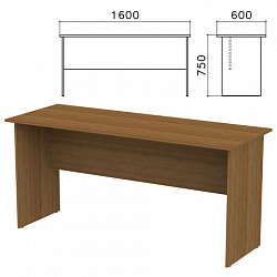 Стол письменный "Канц", 1600х600х750 мм, цвет орех пирамидальный, СК20.9