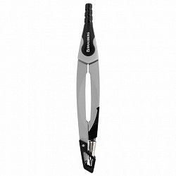 Циркуль с защитным колпачком BRAUBERG "ULTRA", 135 мм, графитовый, блистер, 210817