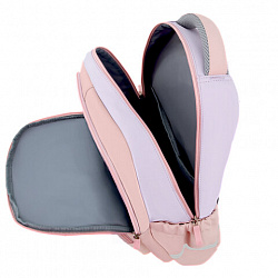 Рюкзак SNOOBAG (СНУБЭГ) PROACTIVE, 2 отделения, 7 карманов, Delicate, сиреневый, 40х29х17 см, 274446