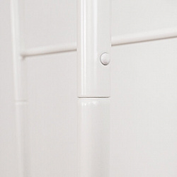 Вешалка-стойка костюмная "Стиль-3", 1080х470х350 мм, металл, белая, ВНП 300 Б