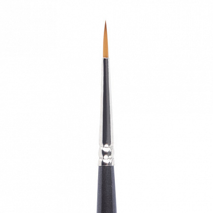 Кисть художественная проф. BRAUBERG ART CLASSIC, синтетика мягкая под колонок, кругл, № 0, кор руч, 200685