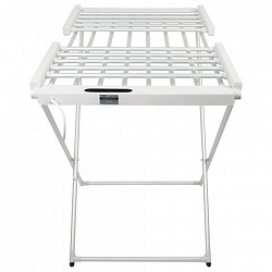 Сушилка для белья напольная, электрическая, раскладная, 3 зоны сушки, алюминиевая, таймер/регулировка темп. 45-70 °С, LAIMA HOME, 700979