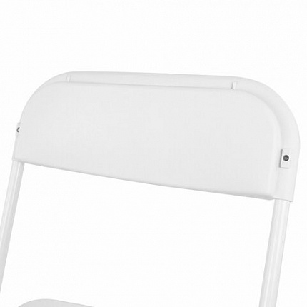 Стулья складные BRABIX "Golf CF-002", КОМПЛЕКТ 4 шт., белый каркас, пластик белый, 533031