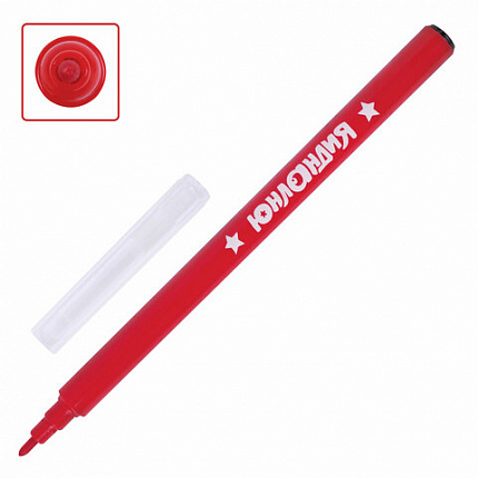 Фломастеры ЮНЛАНДИЯ 6 цветов "КЛАССНЫЕ!", вентилируемый колпачок, ПВХ, 152477