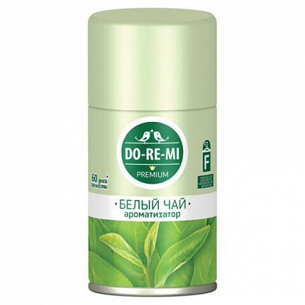 Сменный баллон для автоматических освежителей 250 мл, DO-RE-MI "Белый чай", сухое распыление, СИБИАР, 5-02.03.020.24