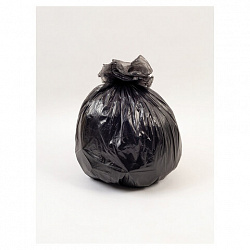 Мешки для мусора 60 л, черные, в рулоне 50 шт., ПНД, 6,2 мкм, 60х80 см, PACLAN "Professional", 40401