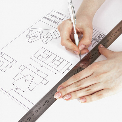 Линейки металлические КОМПЛЕКТ 3 шт. (15 см, 30 см, 50 см), BRAUBERG, 210810