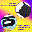 Папка-сумка ЮНЛАНДИЯ, 1 отделение, фетровые ручки, 34х30х11 см, "Cute catcher", 273379