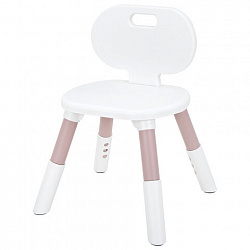 Стул детский BRABIX KIDS CC-001, 2-8 лет, пластик розовый + белый, 533294