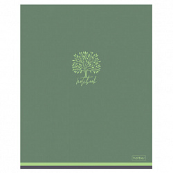 Тетрадь А5 48 л., HATBER скоба, клетка, Soft-touch ламинация, "Лаконично" (микс в спайке), 090520, 48Т5лВ1