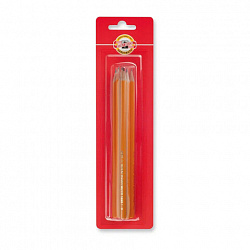 Карандаши чернографитные KOH-I-NOOR, НАБОР 6 шт..: 2B, B, HB (2 шт.), H, 2H, без резинки, заточенные, 1696/6, 1696006038BL